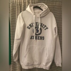 University Athens White Hoodie